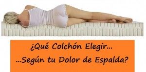 Que Colchon Elegir Segun Dolor de Espalda