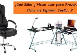 SILLAS y mesas de escritorio para prevenir el Síndrome POSTURAL Sillas y Mesas para Evitar el Dolor de Espalda