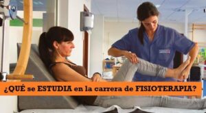 ¿QUÉ se ESTUDIA en la carrera de FISIOTERAPIA?