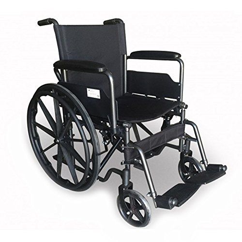 Silla de ruedas de aluminio asiento 46cm
