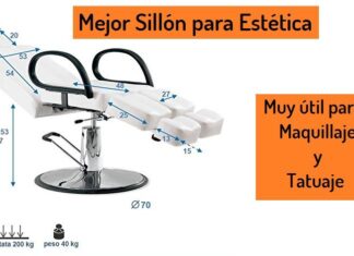 MEJOR SILLÓN para ESTÉTICA y MAQUILLAJE: Giratorio y Regulable en Altura Mejor sillon de masaje