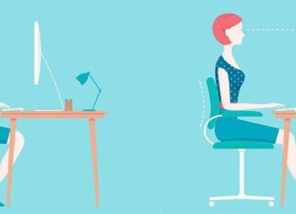 4 consejos para HIGIENE POSTURAL EN LA OFICINA Y EN LA CASA