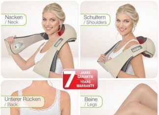 MASAJEADOR Cervical y de Espalda 【Calidad alemana】 Masajeador Gran Calidad Alemana