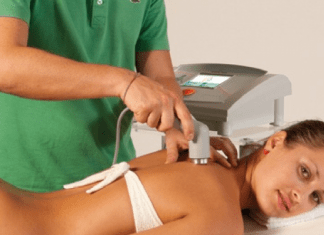 Tratamientos de fisioterapia con ultrasonido