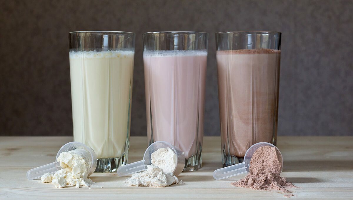Diferentes tipos de batidos de proteína