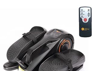 Elíptica para hacer ejercicio en casa 【Mejores opiniones】 Pedalier eléctrico, Mini Elíptica, pedaleador elíptico portátil, pantalla Led, mando a distancia Pedalera elíptica portátil para realizar gimnasia pasiva o activa.