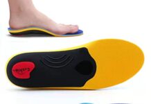 Plantillas para fascitis plantar 【Mejores opiniones】 Plantillas ortopédicas para mujeres y hombres Soporte de pie alto Plantillas de zapatos funcionales suaves Inserto para pies planos, dolor de pie, fascitis plantar