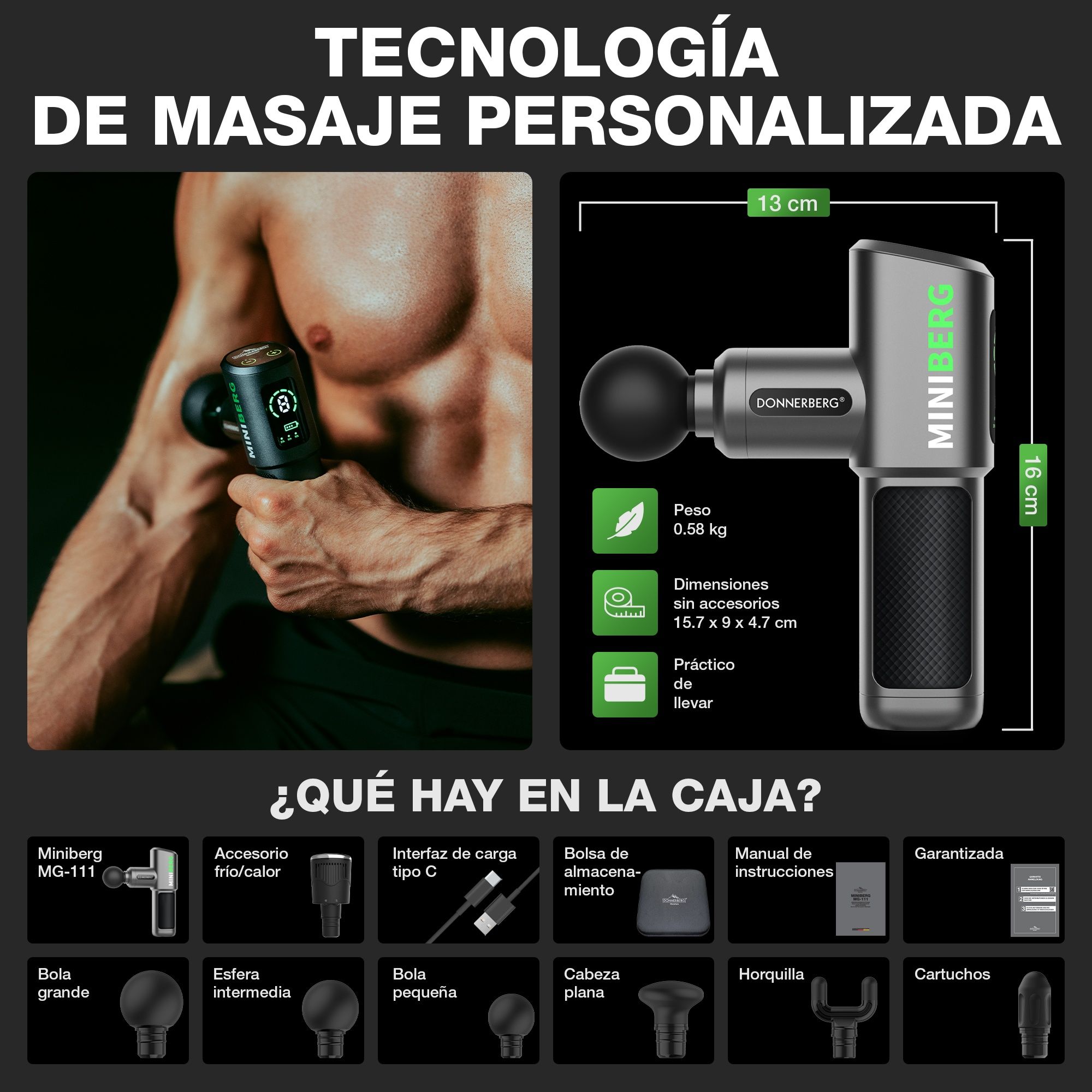 pistola de masaje muscular