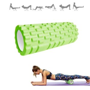 Rodillo Masajeador. Rodillo de Espuma para Terapia y Masaje Muscular. Rodillo de Pilates y Yoga. Fitness Foam Roller. Cilindro de gomaespuma para alivio de dolores y entrenamiento. 33x14cm