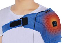 Almohadilla Eléctrica para Alivio del Dolor Muscular 【Mejores opiniones】 Almohadilla térmica para hombros Almohadilla térmica para hombros, soporte para hombros Correa ajustable Almohadilla eléctrica para hombros Almohadilla térmica eléctrica para aliviar el dolor muscular
