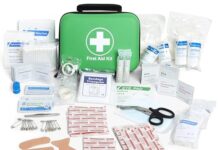 Kit de Primeros Auxilios para Deportistas 【Mejores opiniones】 380 Piezas Botiquin de primeros auxilios completo - Botiquin Casa - Botiquin Viaje - Botiquin coche - Botiquin Montaña - Botiquin deportivo - Kit primeros auxilios - Kit de primeros auxilios