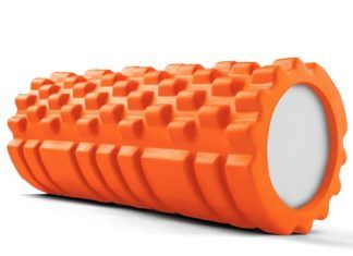 Rodillo de Masaje Muscular con Vibración para Recuperación Rápida 【Mejores opiniones】 unycos - Rodillo para Masajes Musculares, Cilindro de Espuma Dura para Fitness, Terapia con Foam Roller/Herramienta de Automasaje para Mayor Recuperación y Flexibilidad (Naranja)