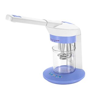 Vaporizador Facial de Ozono 2 en 1, Vaporizador Facial de Spa con Sparyer de Iones para una Limpieza Profunda y Sauna Facial para el Cuidado de la Piel para el Hogar o en el (Enchufe UE 220V)