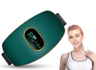 Cinturón de Masaje Shiatsu para Cintura y Abdomen 【Mejores opiniones】 Yaasier Cinturón Masaje Vibratorio, Cinturón Masajeador Eléctrico para Aliviar el Dolor de Cintura, Masajeador Térmico para Adelgazar la Parte Inferior de la Espalda
