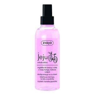 Ziaja Jeju Pink Spray refrescante y energizante para la cara y el cuerpo 200 ml