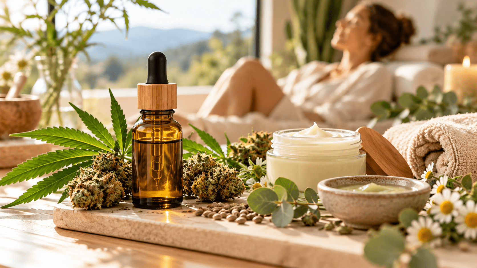 bienestar natural con cannabis y spa
